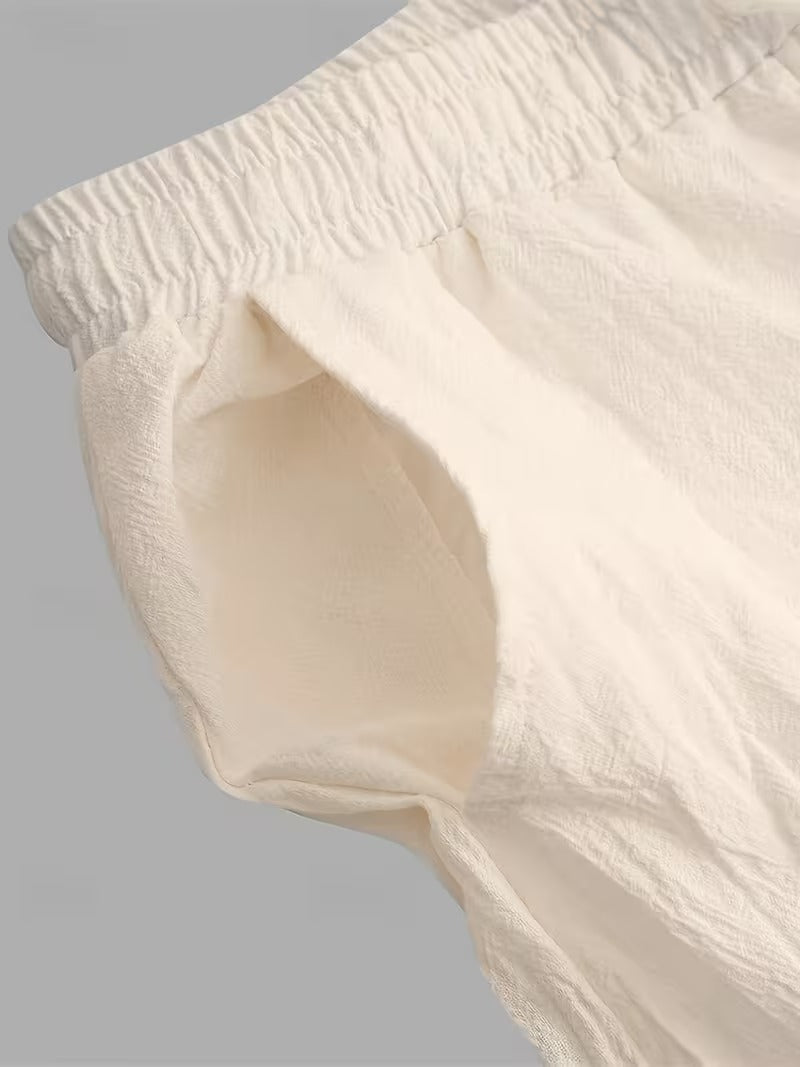 Pantaloni Uomo Leggeri Traspiranti con Coulisse Casual