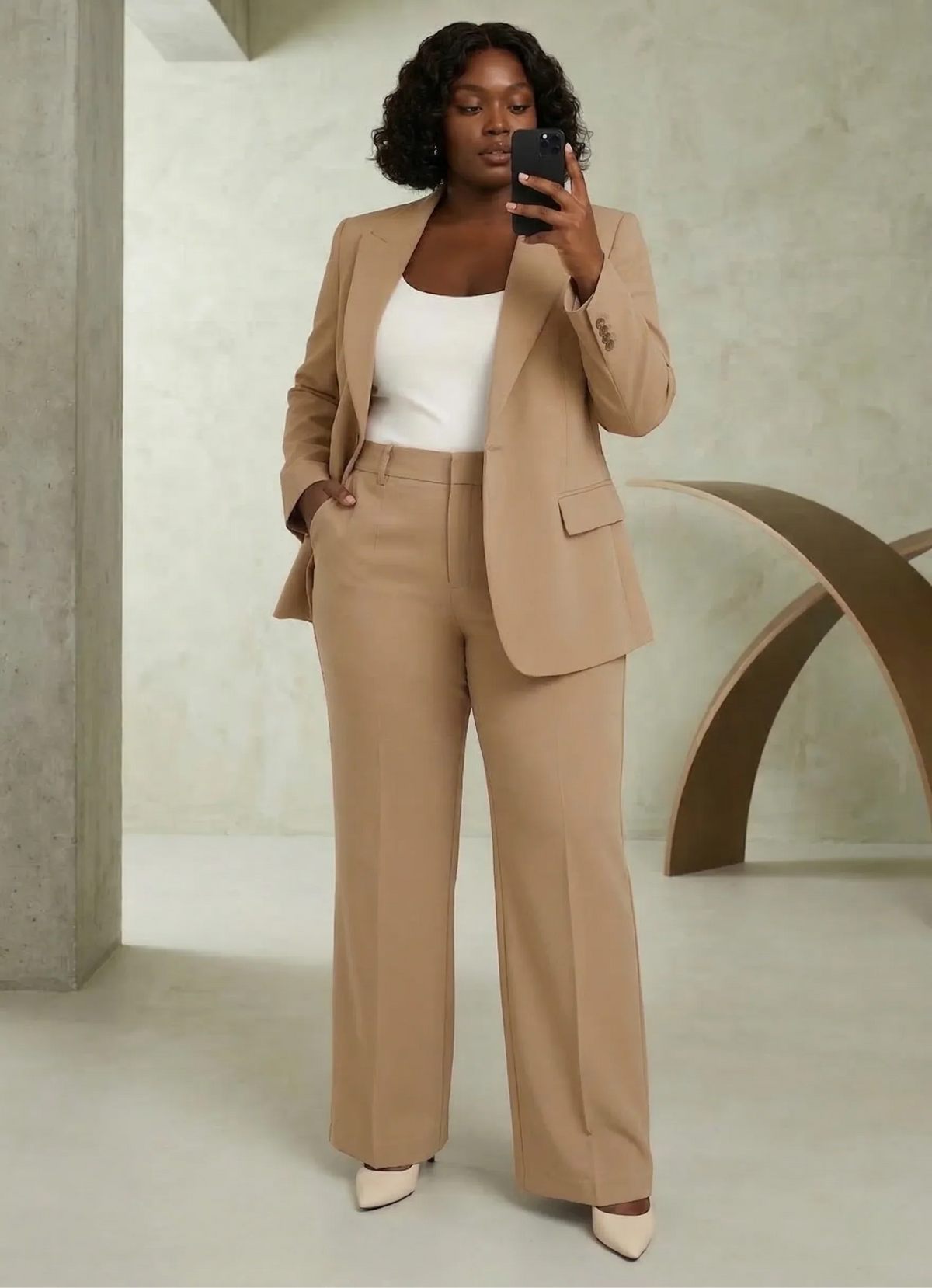 Tailleur Donna Slim Giacca e Pantaloni Stretti