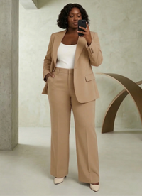Tailleur Donna Slim Giacca e Pantaloni Stretti