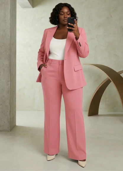 Tailleur Donna Slim Giacca e Pantaloni Stretti