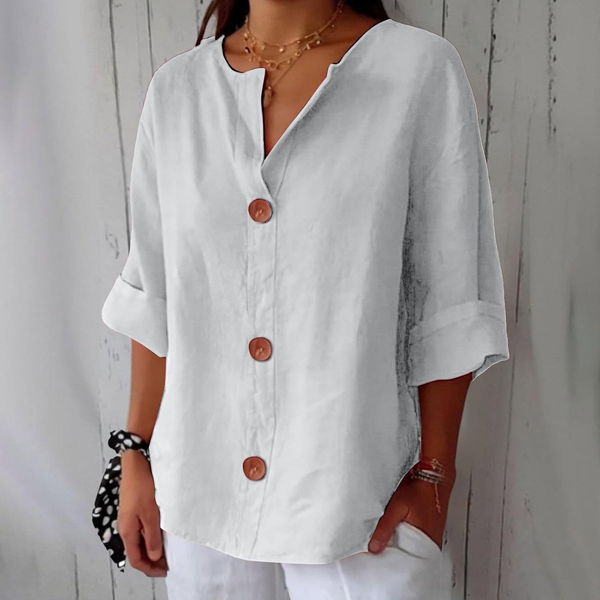 Blusa Donna Leggera Casual Primavera Estate