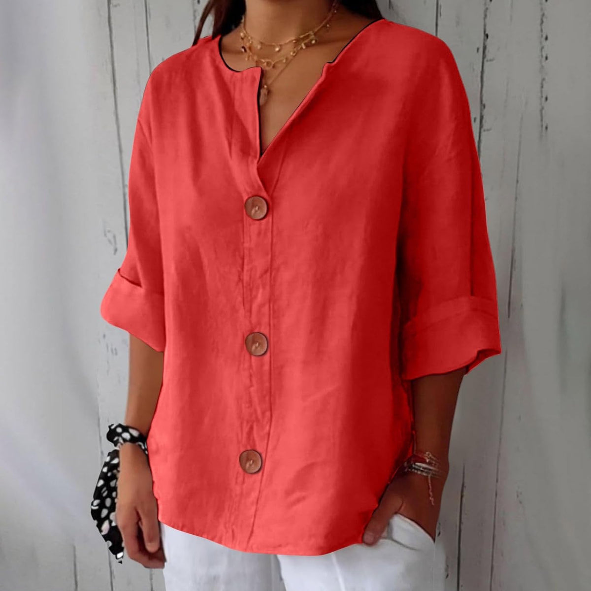 Blusa Donna Leggera Casual Primavera Estate