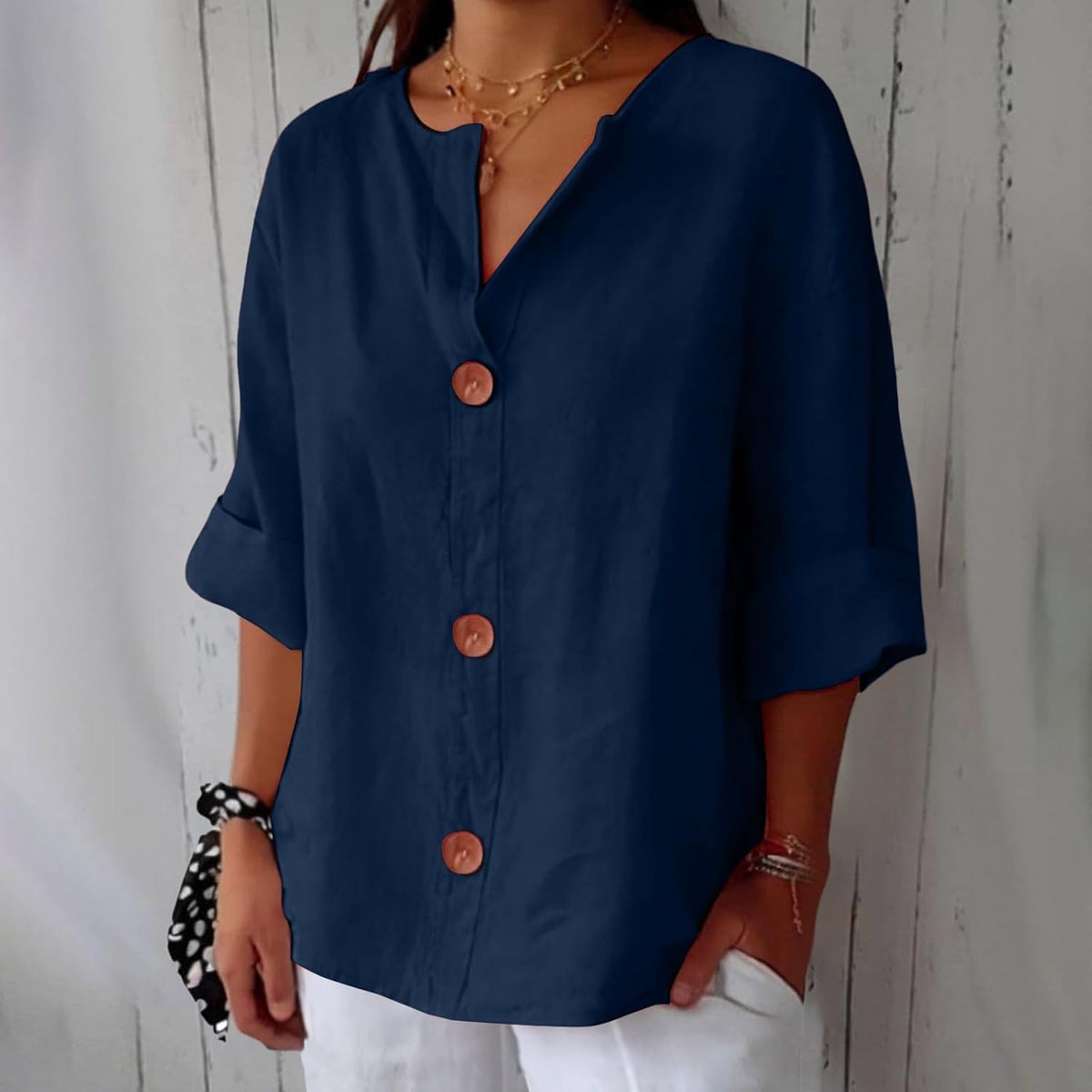 Blusa Donna Leggera Casual Primavera Estate