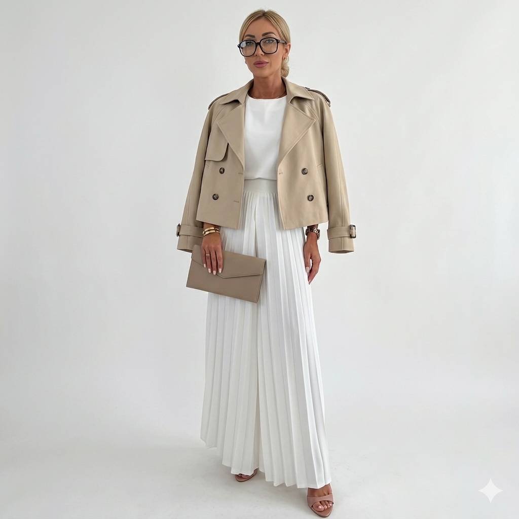 Cappotto Donna Corto Elegante Moderno