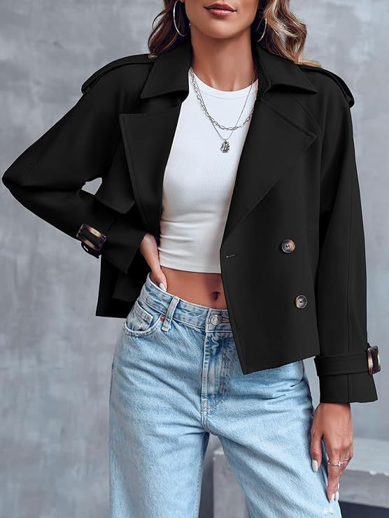 Cappotto Donna Corto Elegante Moderno