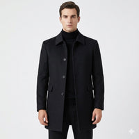 Cappotto Uomo Elegante Classico in Lana