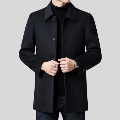 Cappotto Uomo Elegante Classico in Lana
