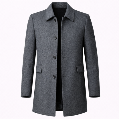 Cappotto Uomo Elegante Classico in Lana