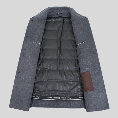 Cappotto Uomo Elegante Classico in Lana
