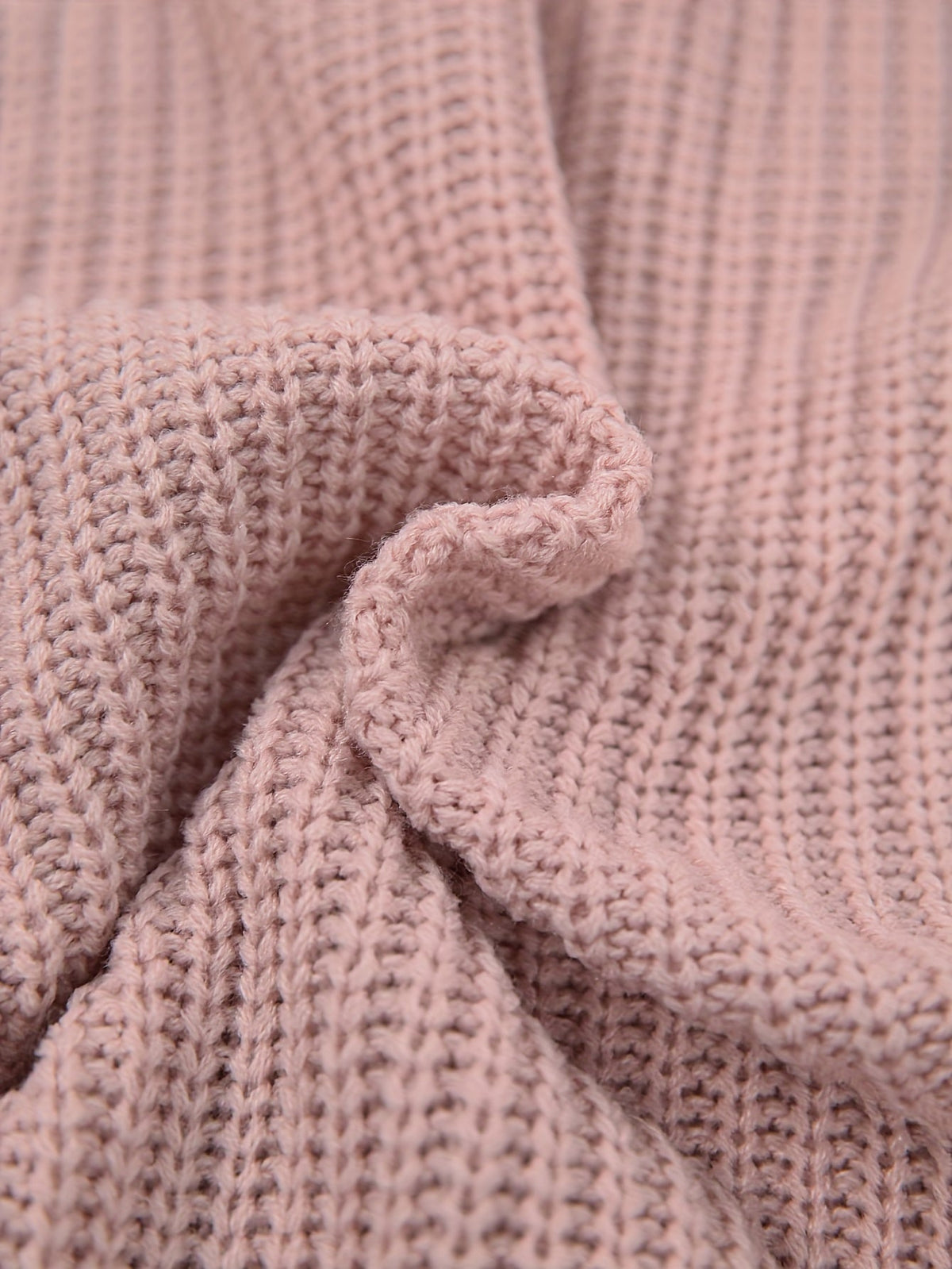 Abito Maglione Donna Oversize Collo Alto a Costine