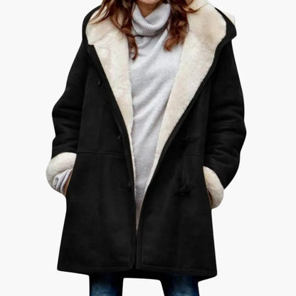 Cappotto Montgomery Donna Foderato Sherpa con Cappuccio