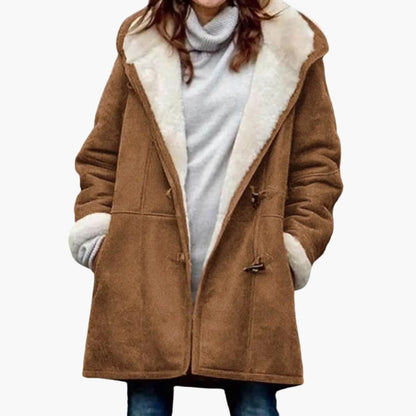 Cappotto Montgomery Donna Foderato Sherpa con Cappuccio