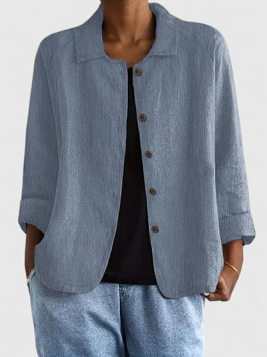Top Donna Elegante Ampio Aperto Davanti