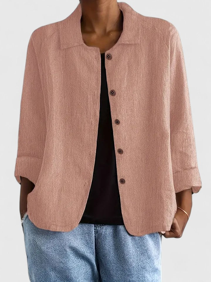 Top Donna Elegante Ampio Aperto Davanti