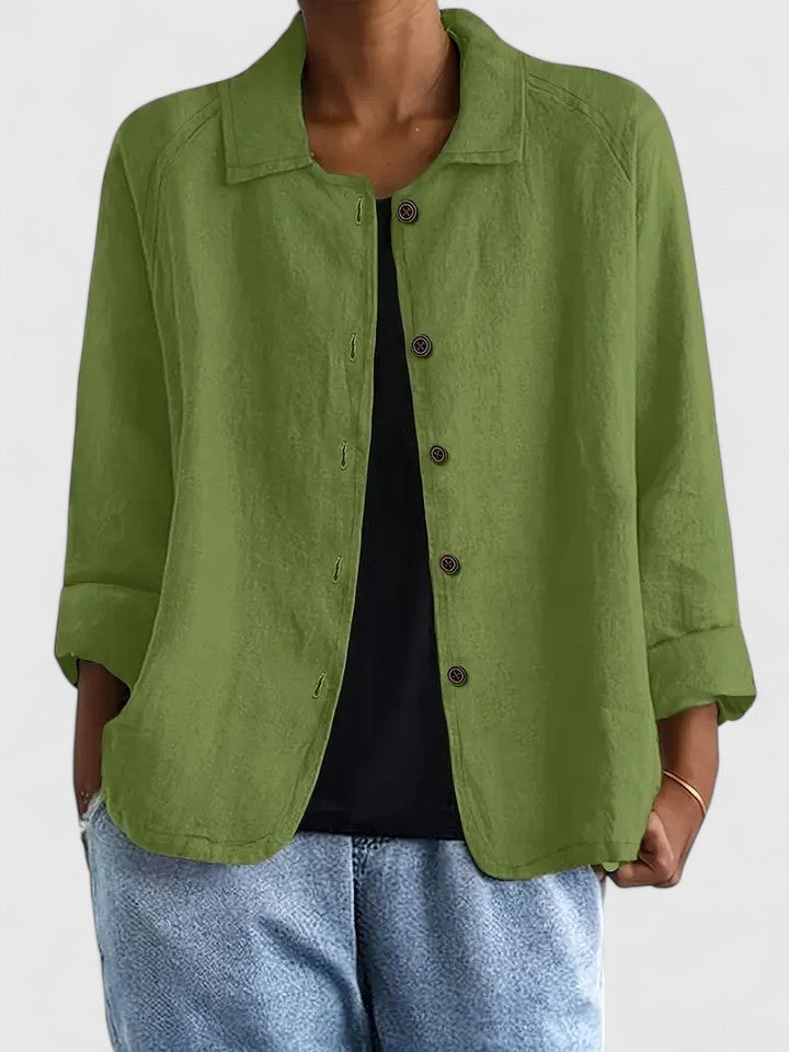 Top Donna Elegante Ampio Aperto Davanti