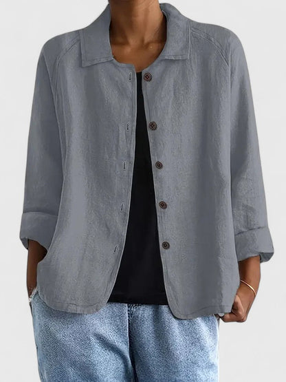 Top Donna Elegante Ampio Aperto Davanti