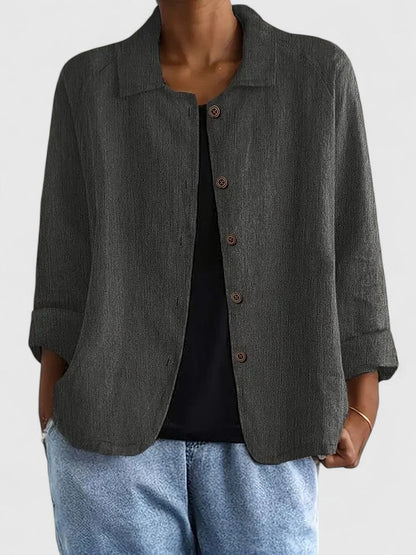 Top Donna Elegante Ampio Aperto Davanti