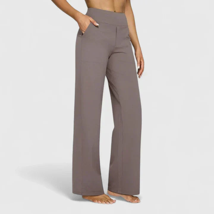 Pantaloni Donna Eleganti Slim Fit Lunghi