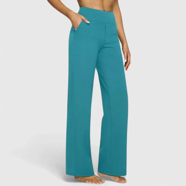 Pantaloni Donna Eleganti Slim Fit Lunghi