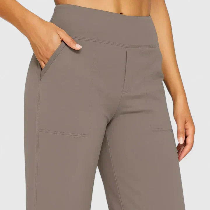 Pantaloni Donna Eleganti Slim Fit Lunghi