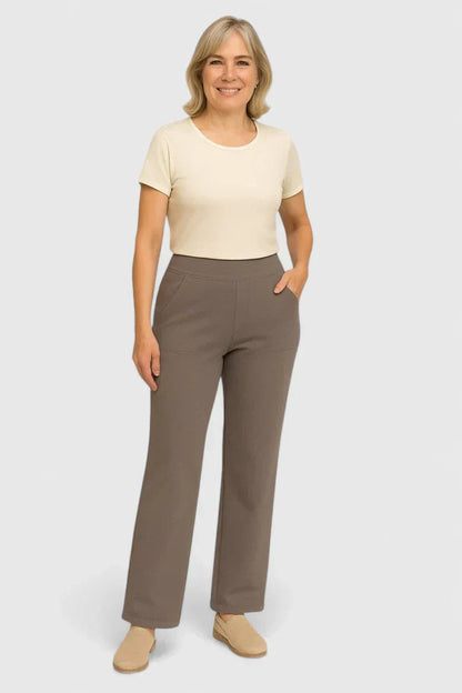 Pantaloni Donna Eleganti Slim Fit Lunghi