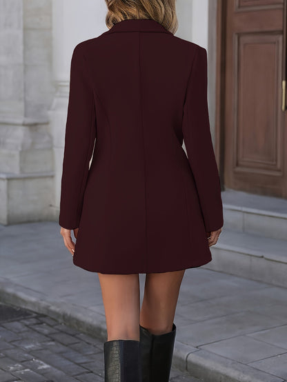 Cappotto Donna Sciancrato con Collo alla Coreana
