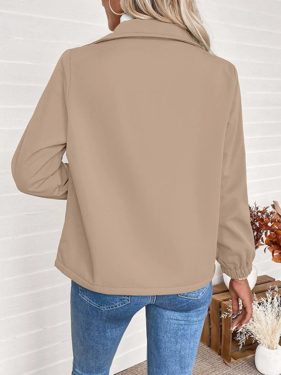 Giacca Donna Foderata in Pile Sherpa con Zip