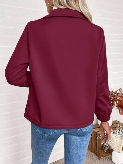 Giacca Donna Foderata in Pile Sherpa con Zip