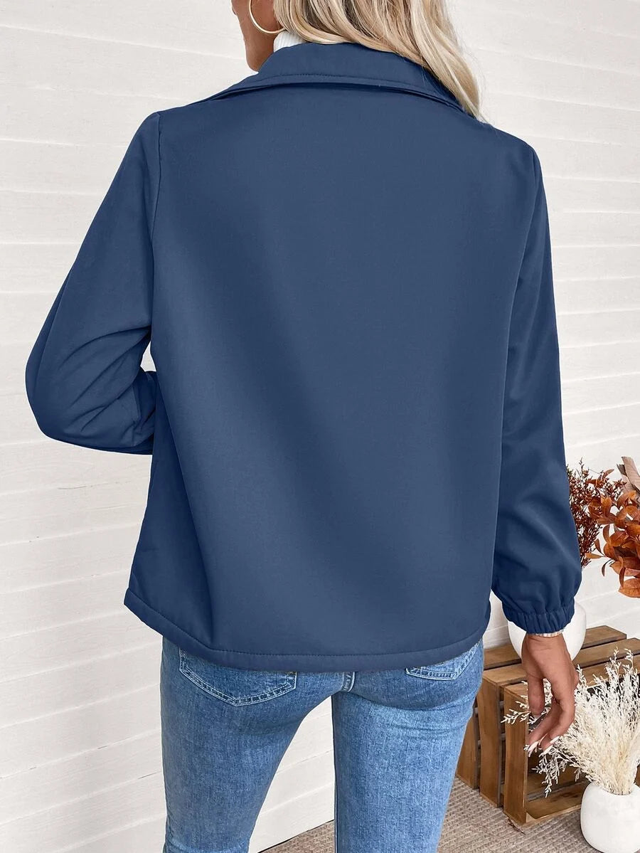 Giacca Donna Foderata in Pile Sherpa con Zip