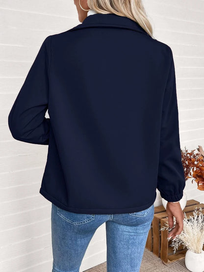 Giacca Donna Foderata in Pile Sherpa con Zip