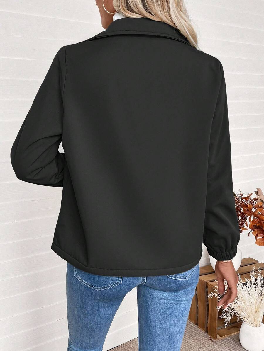 Giacca Donna Foderata in Pile Sherpa con Zip