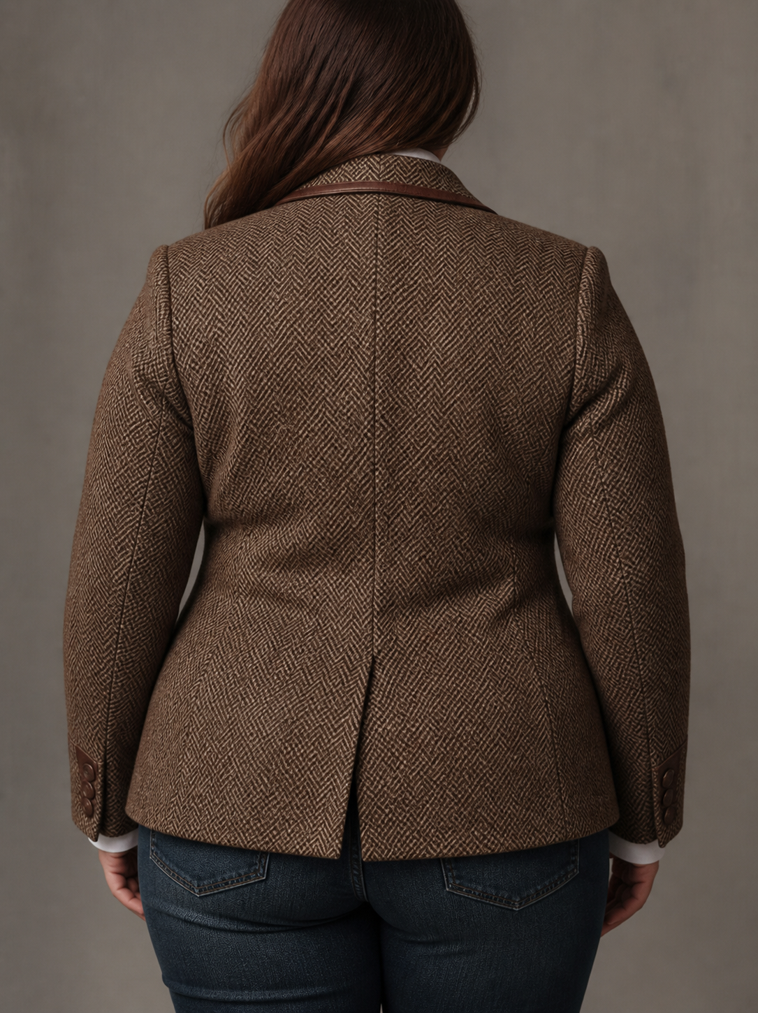 Blazer Donna Spigato con Pannelli Stampati