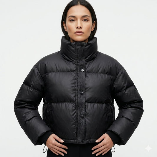 Giacca Donna Puffer Corto Imbottito Invernale