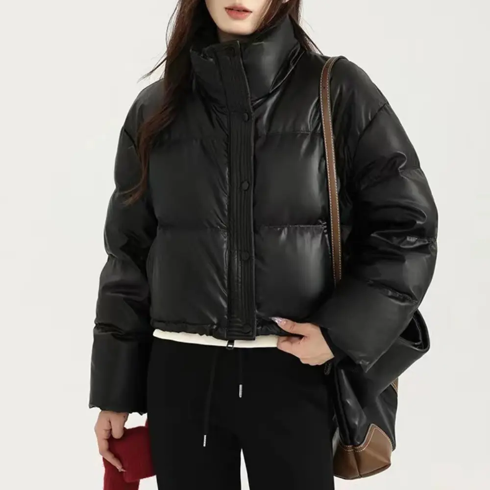 Giacca Donna Puffer Corto Imbottito Invernale