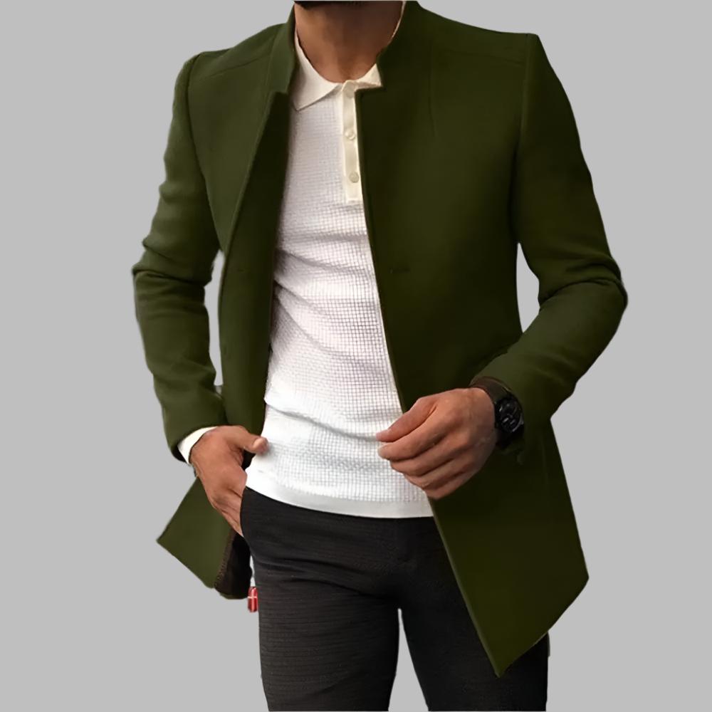 Blazer Uomo Monopetto a Un Bottone Sciancrato