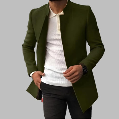Blazer Uomo Monopetto a Un Bottone Sciancrato