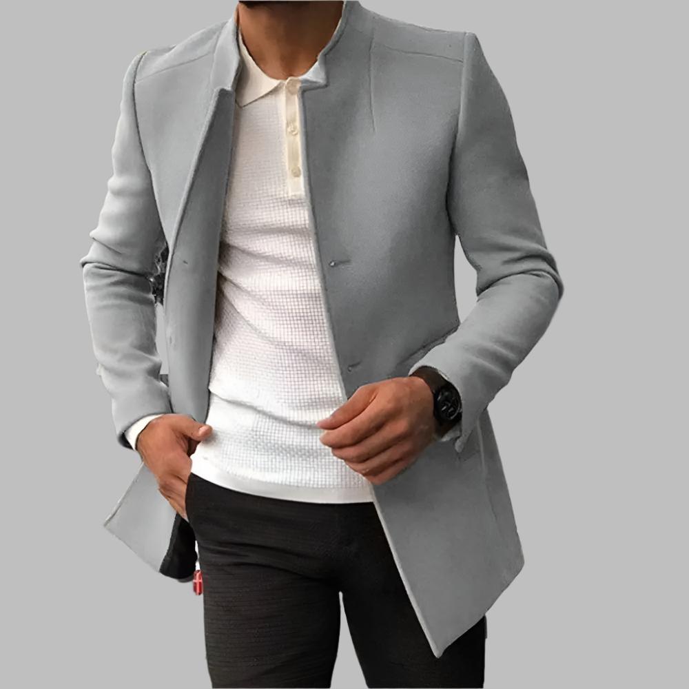 Blazer Uomo Monopetto a Un Bottone Sciancrato
