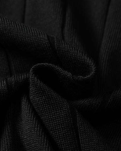 Maglietta Uomo Slim Fit Righe Elasticizzata Casual