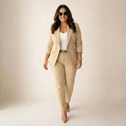 Tailleur Donna Doppiopetto Giacca e Pantaloni