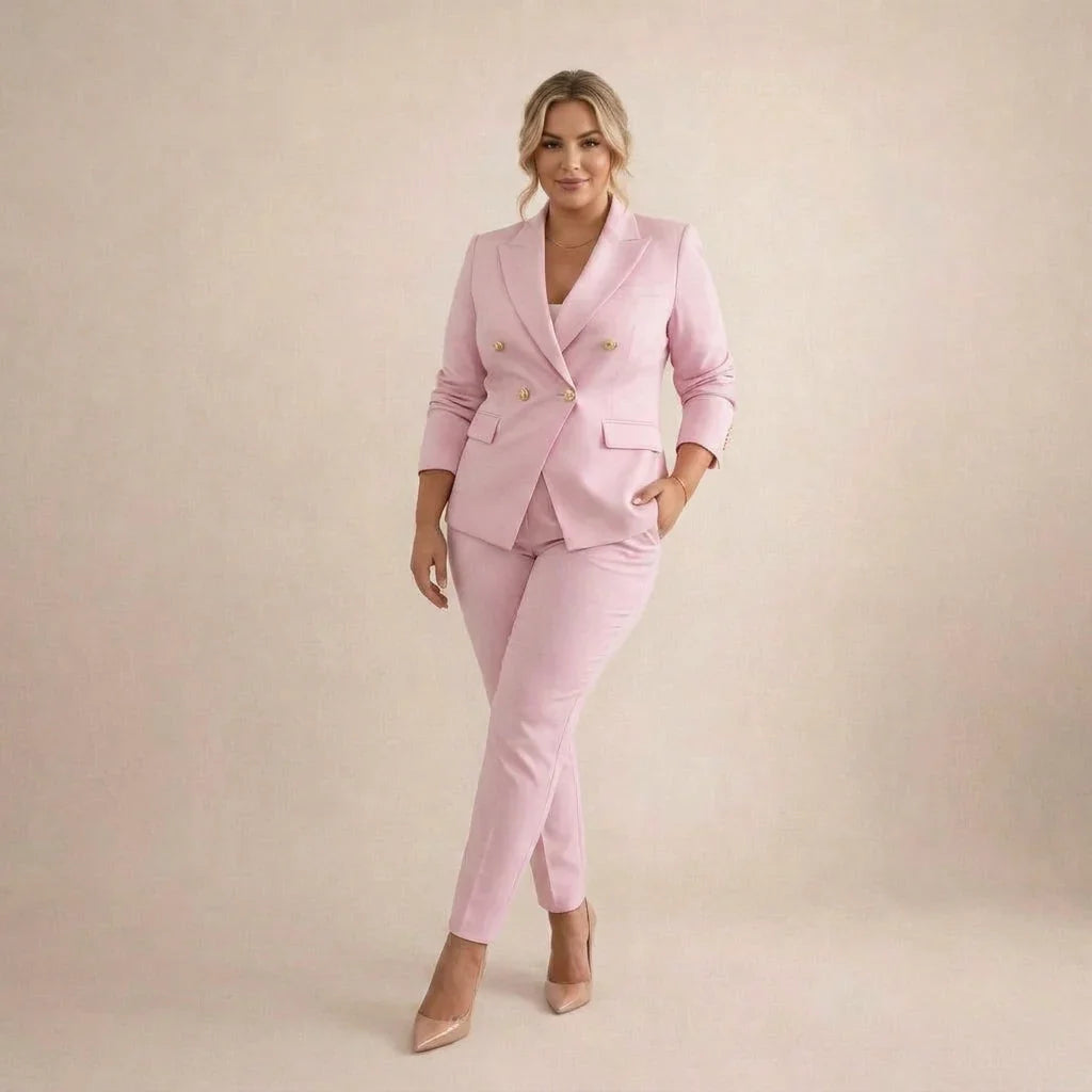 Tailleur Donna Doppiopetto Giacca e Pantaloni