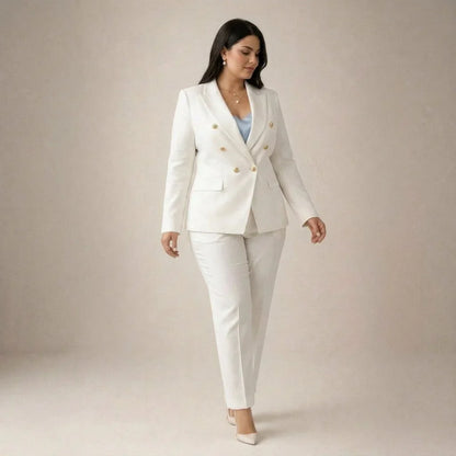 Tailleur Donna Doppiopetto Giacca e Pantaloni
