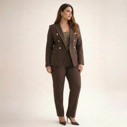 Tailleur Donna Doppiopetto Giacca e Pantaloni