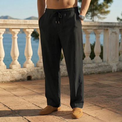 Pantaloni Uomo Eleganti con Coulisse Leggeri e Traspiranti