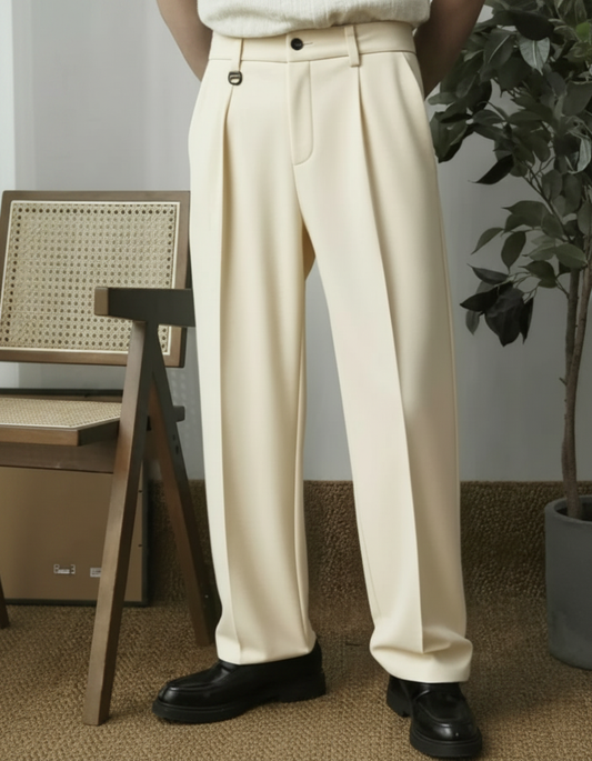 Pantaloni Uomo Leggeri Casual Business per Ufficio