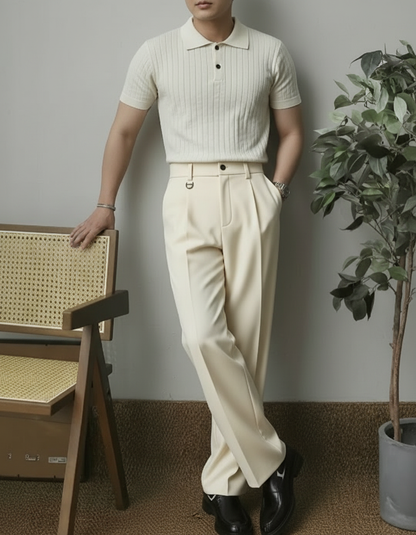 Pantaloni Uomo Leggeri Casual Business per Ufficio