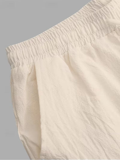 Pantaloni Uomo Leggeri Traspiranti con Coulisse Casual