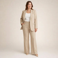 Tailleur Donna Giacca e Pantaloni Svasati