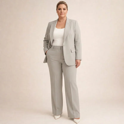 Tailleur Donna Giacca e Pantaloni Svasati