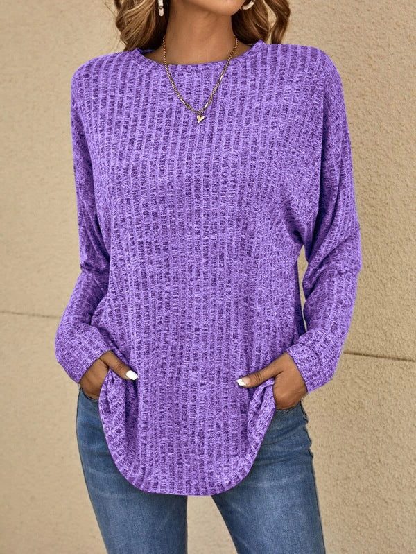 Maglia Donna a Nido d'Ape Manica Lunga