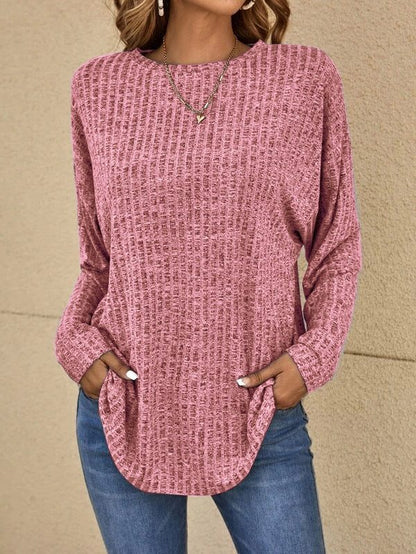Maglia Donna a Nido d'Ape Manica Lunga